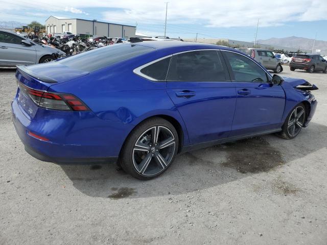 1HGCY2F52PA057231 - 2023 HONDA ACCORD HYBRID SPORT BLUE photo 3