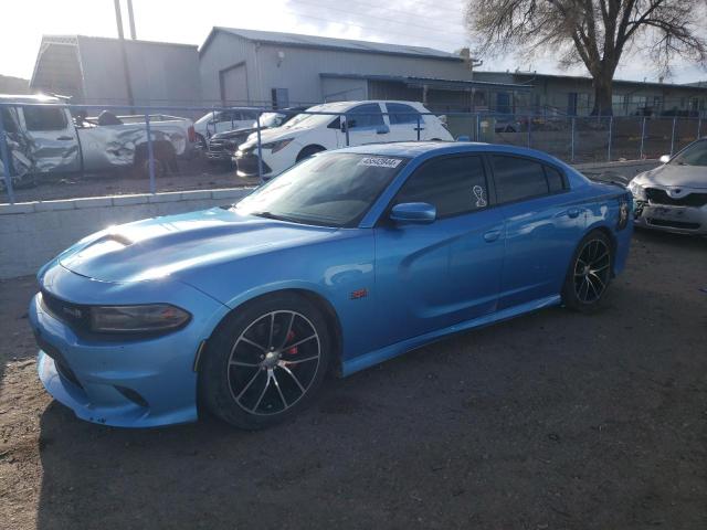 2C3CDXGJ9FH932473 - 2015 DODGE CHARGER R/T SCAT PACK BLUE photo 1