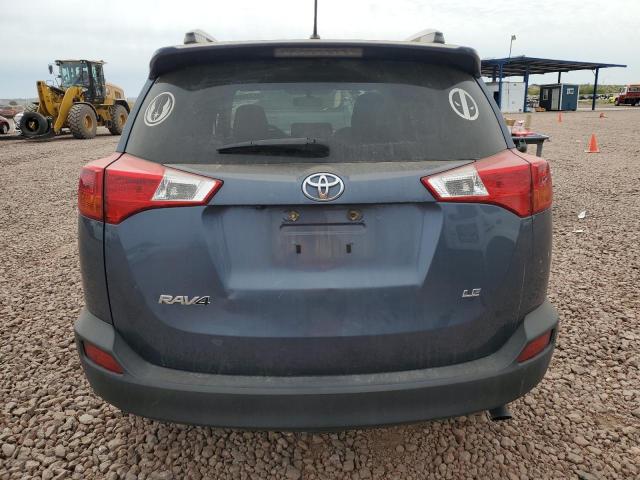 JTMZFREV0ED035782 - 2014 TOYOTA RAV4 LE BLUE photo 6