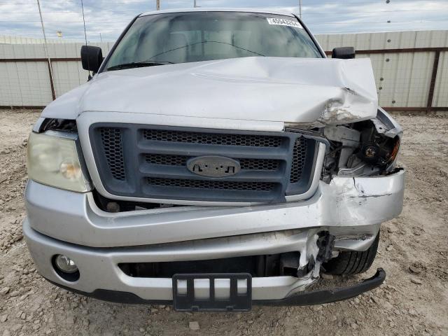 1FTRX12W56NA72169 - 2006 FORD F150 SILVER photo 5