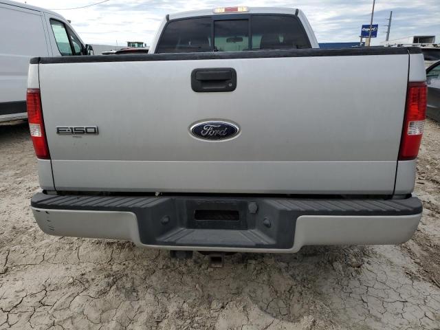 1FTRX12W56NA72169 - 2006 FORD F150 SILVER photo 6