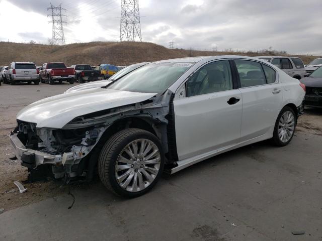 JH4KC1F99EC006234 - 2014 ACURA RLX ADVANCE WHITE photo 1