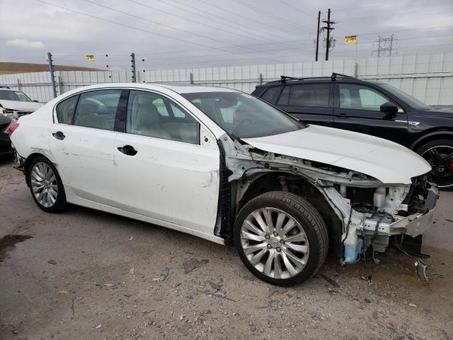 JH4KC1F99EC006234 - 2014 ACURA RLX ADVANCE WHITE photo 4