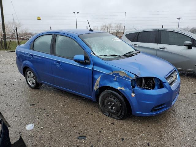 KL1TD5DE9AB049487 - 2010 CHEVROLET AVEO LS 蓝色 照片 4
