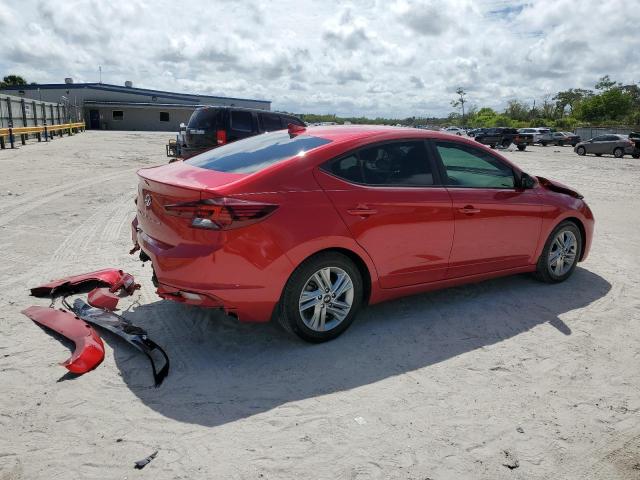 5NPD84LF6LH597793 - 2020 HYUNDAI ELANTRA SEL RED photo 3