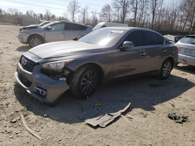 JN1EV7AR8HM836370 - 2017 INFINITI Q50 PREMIUM GRAY photo 1