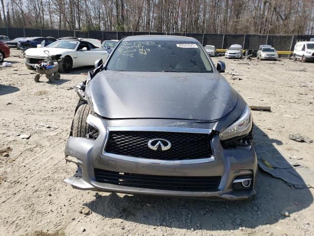 JN1EV7AR8HM836370 - 2017 INFINITI Q50 PREMIUM GRAY photo 5