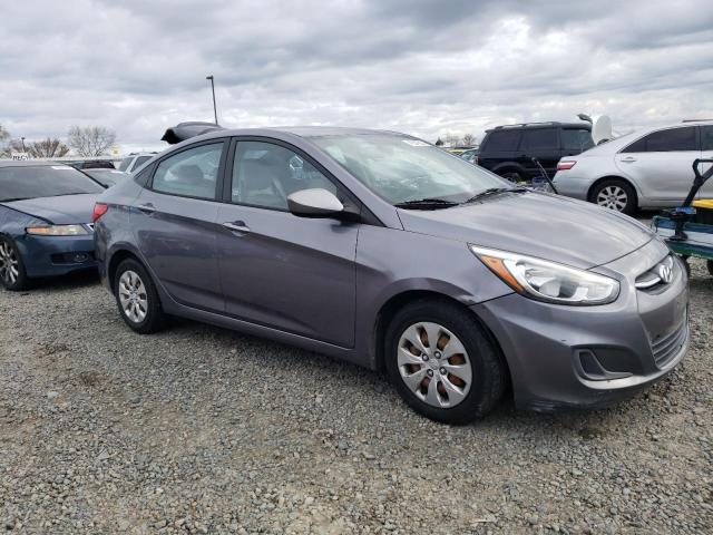 KMHCT4AE6GU945586 - 2016 HYUNDAI ACCENT SE GRAY photo 4