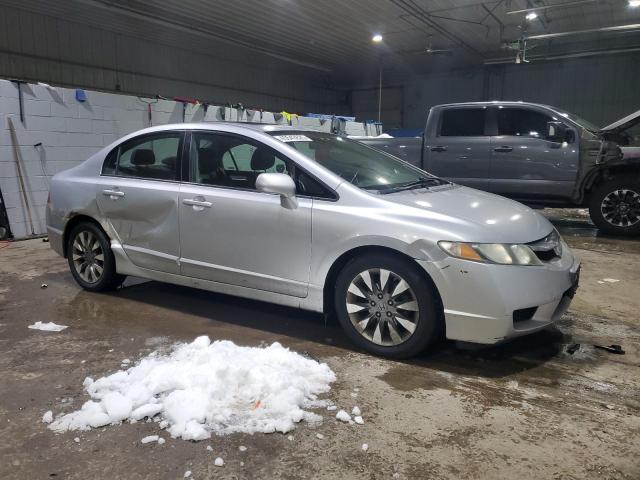 2HGFA16939H320622 - 2009 HONDA CIVIC EXL SILVER photo 4