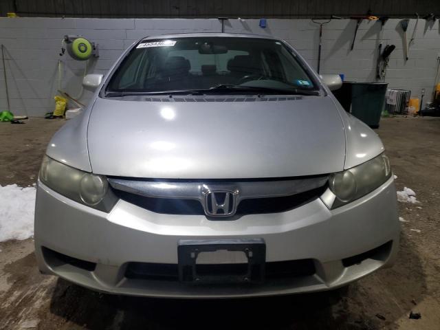 2HGFA16939H320622 - 2009 HONDA CIVIC EXL SILVER photo 5