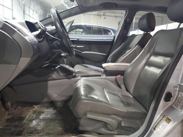 2HGFA16939H320622 - 2009 HONDA CIVIC EXL SILVER photo 7