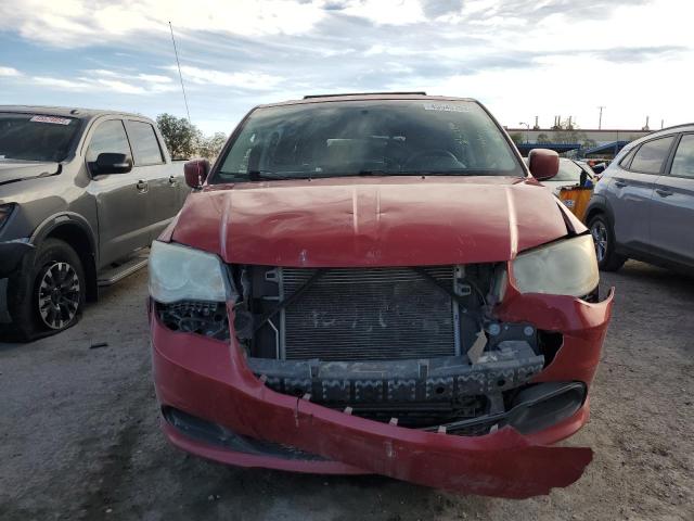 2C4RDGCGXCR321972 - 2012 DODGE GRAND CARA SXT RED photo 5