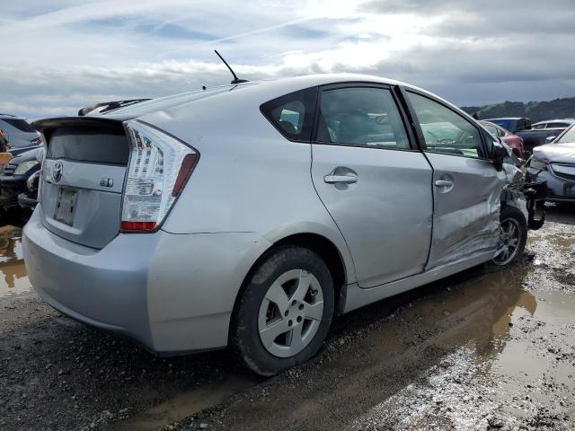 JTDKN3DU0B5343454 - 2011 TOYOTA PRIUS SILVER photo 3