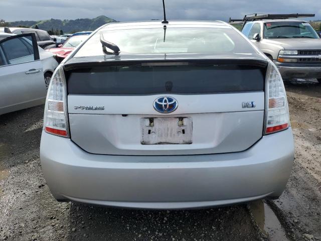 JTDKN3DU0B5343454 - 2011 TOYOTA PRIUS SILVER photo 6