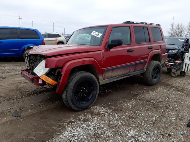 1J8HG48K86C334157 - 2006 JEEP COMMANDER RED photo 1