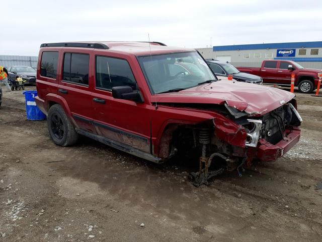 1J8HG48K86C334157 - 2006 JEEP COMMANDER RED photo 4