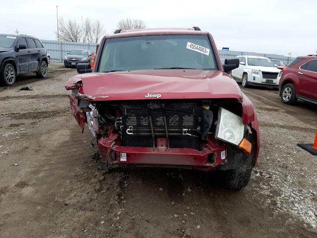 1J8HG48K86C334157 - 2006 JEEP COMMANDER RED photo 5