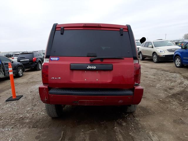 1J8HG48K86C334157 - 2006 JEEP COMMANDER RED photo 6