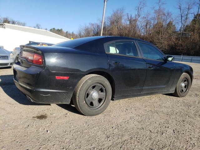 2C3CDXAT4DH693373 - 2013 DODGE CHARGER POLICE BLACK photo 3