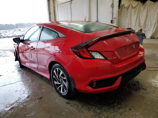 2HGFC4B06GH303099 - 2016 HONDA CIVIC LX RED photo 2