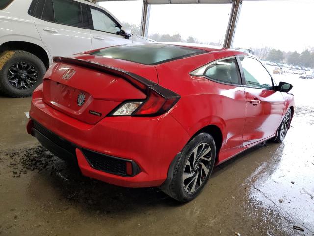 2HGFC4B06GH303099 - 2016 HONDA CIVIC LX RED photo 3