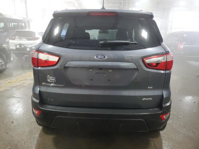 MAJ6S3GL7LC316509 - 2020 FORD ECOSPORT SE ნაცრისფერი ფოტო 6