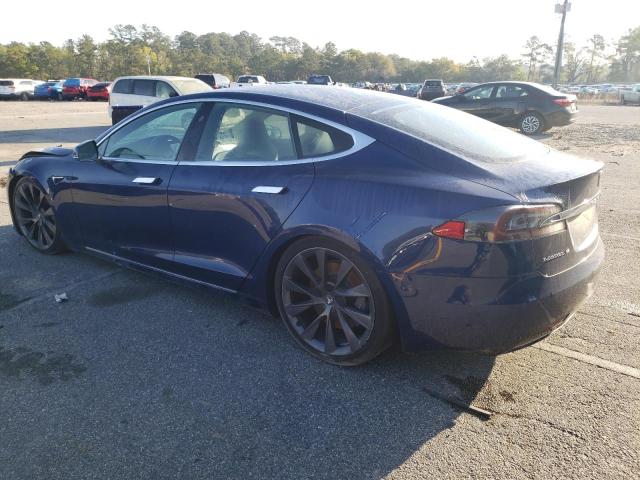 5YJSA1E24JF271510 - 2018 TESLA MODEL S Կապույտ լուսանկար 2