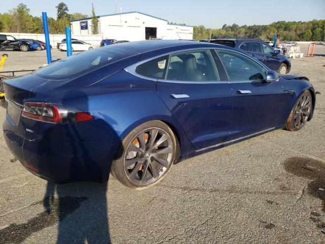 5YJSA1E24JF271510 - 2018 TESLA MODEL S Կապույտ լուսանկար 3