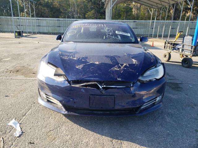 5YJSA1E24JF271510 - 2018 TESLA MODEL S Կապույտ լուսանկար 5