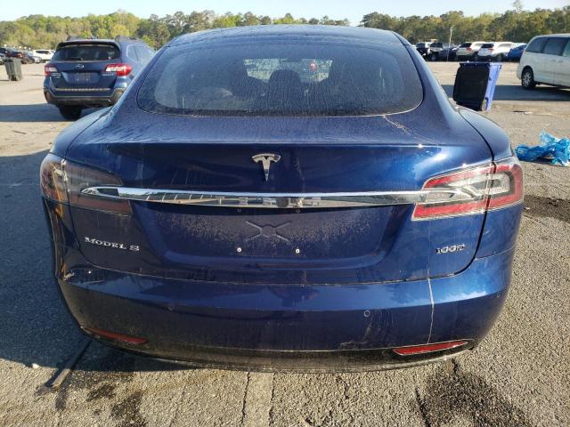 5YJSA1E24JF271510 - 2018 TESLA MODEL S Կապույտ լուսանկար 6