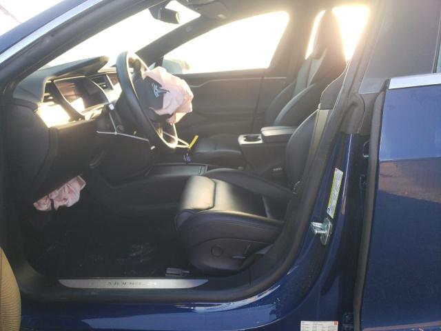 5YJSA1E24JF271510 - 2018 TESLA MODEL S Կապույտ լուսանկար 7