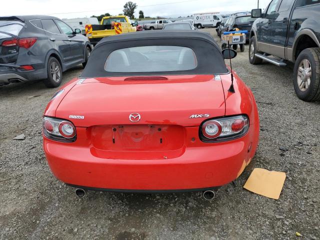 JM1NC25F360119661 - 2006 MAZDA MX-5 MIATA RED photo 6