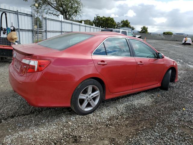 4T1BF1FKXEU729138 - 2014 TOYOTA CAMRY L RED photo 3