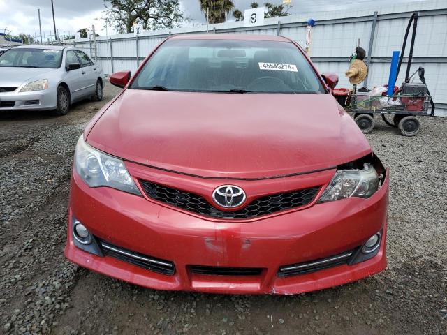 4T1BF1FKXEU729138 - 2014 TOYOTA CAMRY L RED photo 5