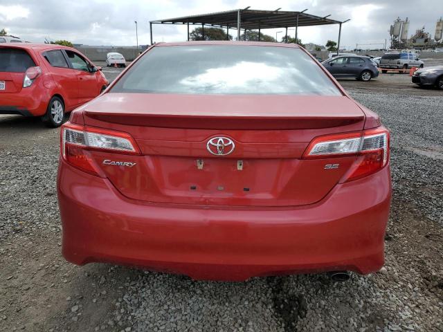 4T1BF1FKXEU729138 - 2014 TOYOTA CAMRY L RED photo 6