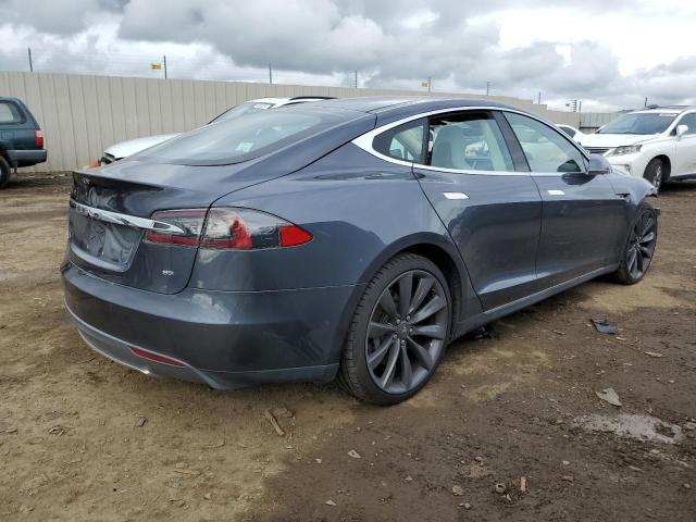 5YJSA1H18EFP61263 - 2014 TESLA MODEL S შავი ფოტო 3
