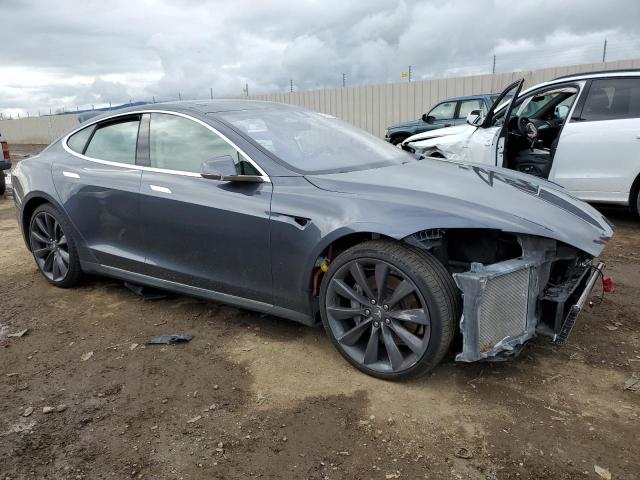 5YJSA1H18EFP61263 - 2014 TESLA MODEL S შავი ფოტო 4