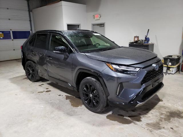 JTME6RFV1ND532966 - 2022 TOYOTA RAV4 XSE GRAY photo 4