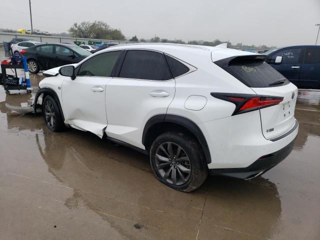JTJSARBZ1M5032564 - 2021 LEXUS NX 300 BASE Biały zdjęcie 2