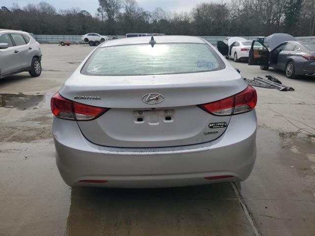 KMHDH4AE7DU688231 - 2013 HYUNDAI ELANTRA GLS SILVER photo 6