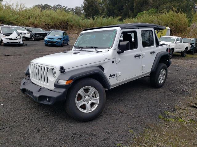 1C4HJXDN4PW562750 - 2023 JEEP WRANGLER SPORT WHITE photo 1