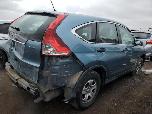 5J6RM4H34DL047547 - 2013 HONDA CR-V LX BLUE photo 3