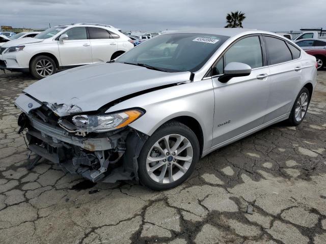 3FA6P0LU9KR202431 - 2019 FORD FUSION SE SILVER photo 1