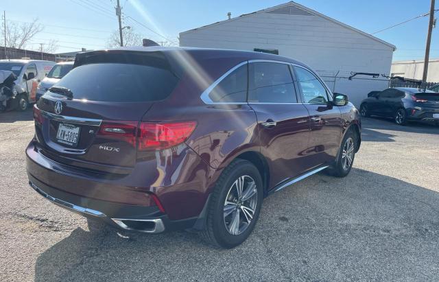 5J8YD3H32JL003457 - 2018 ACURA MDX BURGUNDY photo 4