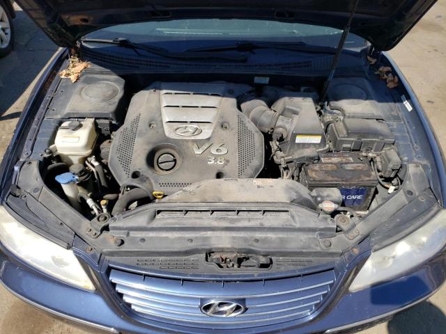 KMHFC46F08A252790 - 2008 HYUNDAI AZERA SE BLUE photo 11