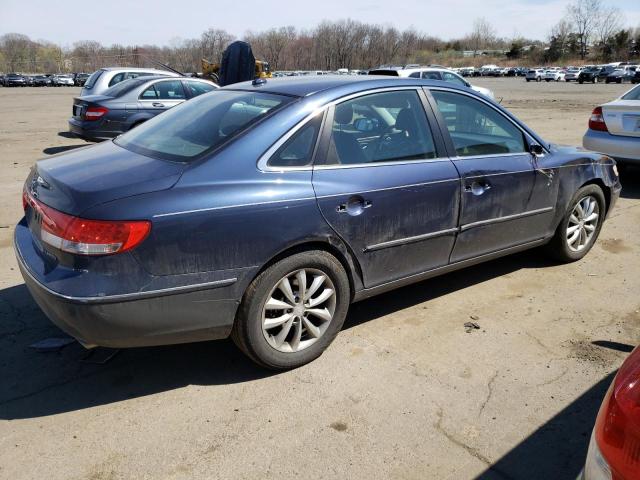 KMHFC46F08A252790 - 2008 HYUNDAI AZERA SE BLUE photo 3