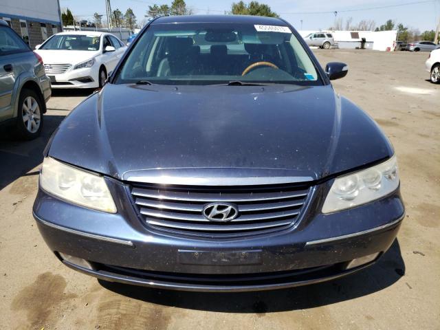 KMHFC46F08A252790 - 2008 HYUNDAI AZERA SE BLUE photo 5