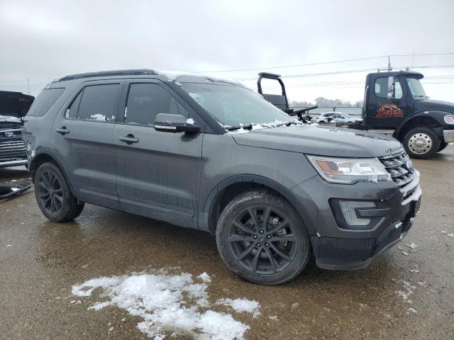 1FM5K8D8XHGD21282 - 2017 FORD EXPLORER XLT GRAY photo 4