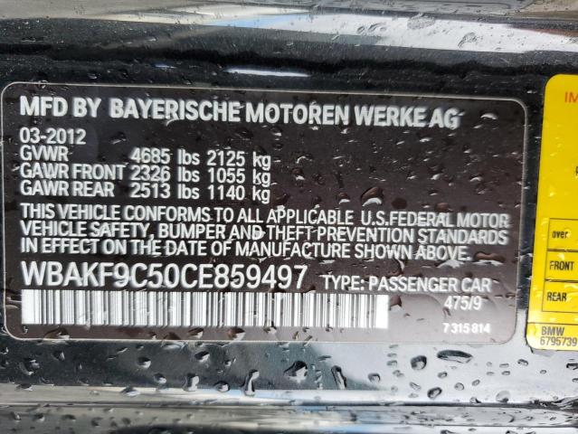 WBAKF9C50CE859497 - 2012 BMW 335 XI BLACK photo 12