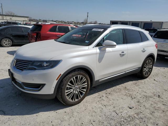 2LMPJ6LR9HBL11459 - 2017 LINCOLN MKX RESERVE أبيض صورة 1